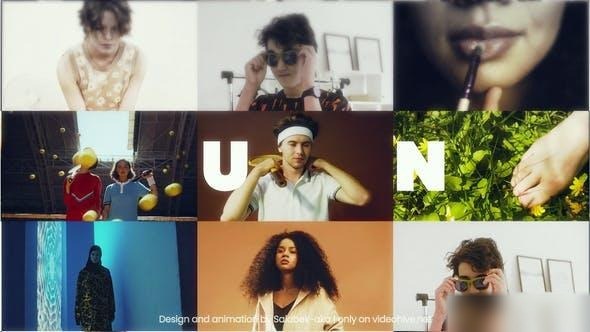 Videohive Dynamic Multiscreen Opener | Rhythmic Typography Slideshow Openers template preview