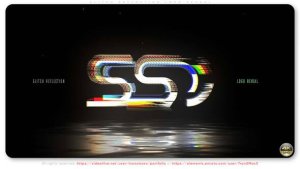 Videohive Glitch Reflection Logo Reveal 59931247 Logo Stings template preview