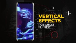 Videohive Vertical RGB Ghost Flicker | After Effects Elements template preview