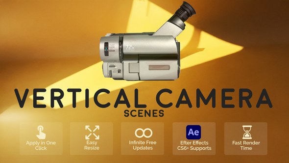 Videohive Vertical Camera Scenes Elements template preview