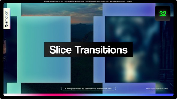 Videohive Slice Transitions Elements template preview
