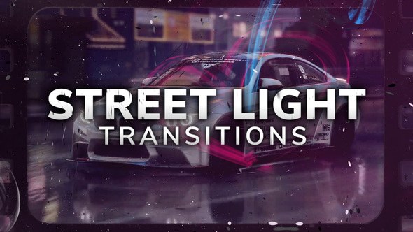 Videohive Street Light Transitions Broadcast-packages template preview