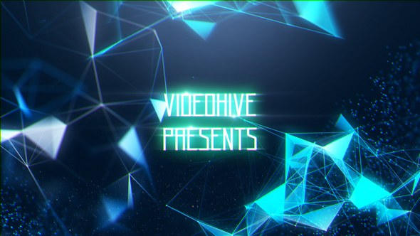 Abstract Glitch Titles Video Displays template preview