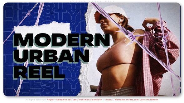 Videohive Modern Urban Reel Openers template preview