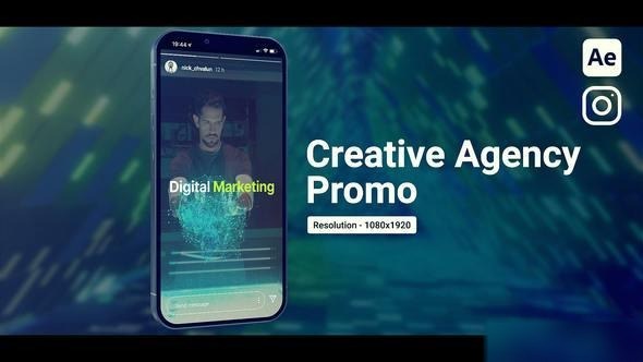 Videohive Creative Agency Promo Vertical Openers template preview
