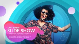 Videohive Curves Slideshow Video Displays template preview