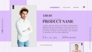 Videohive Fashion Market 23171209 Product Promo template preview
