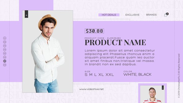 Videohive Fashion Market 23171209 Product Promo template preview