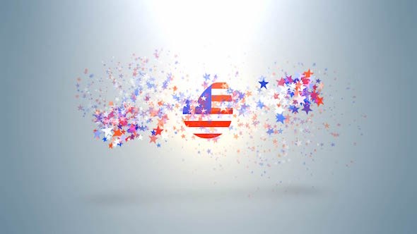 Videohive USA Ptriotic Logo Logo Stings template preview