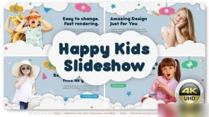 Videohive Happy Kids Bright Slideshow Openers template preview