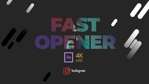 Videohive Fast Stomp Opener 24152195 Openers template preview