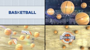 Videohive Basketball Bumper Logo Stings template preview