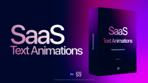 SaaS Text Animation Titles template preview