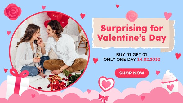 Videohive Valentines Day Sale Promo Product Promo template preview