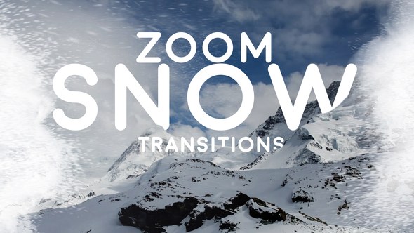 Videohive Zoom Snow Transitions for After Effects Elements template preview
