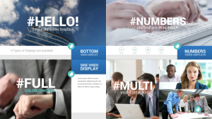 Videohive Corporate Video Displays Video Displays template preview