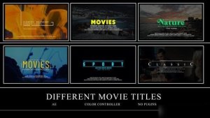 Videohive Different Movies Titles Openers template preview
