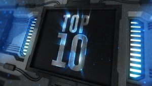 Futuristic Top 10 Video Displays template preview