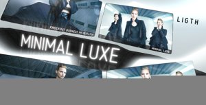 Minimal Luxe Video Displays template preview