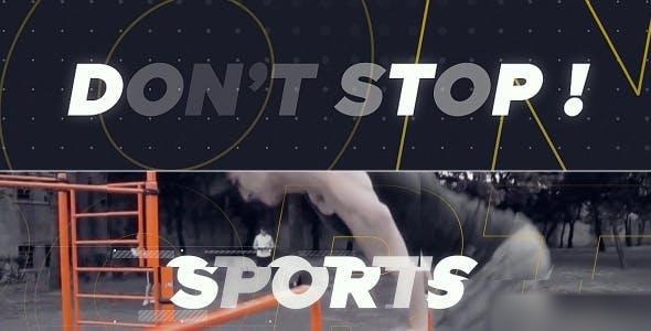 Videohive Workout Opener Openers template preview