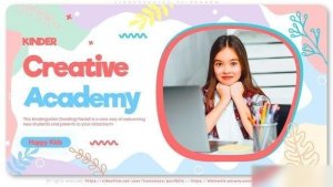 Videohive Kindergarten Slideshow Video Displays template preview
