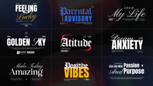 Videohive Cinematic Titles vol.03 Titles template preview