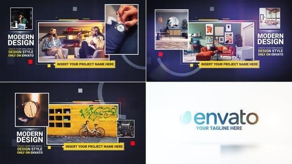 Videohive Modern Slideshow // Photo Gallery Openers template preview