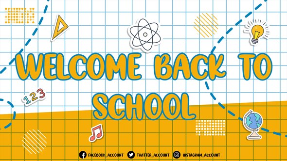 Videohive Back to School Promo 38274370 Video Displays template preview
