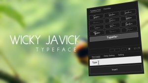 Videohive Animated Typeface - Wicky Javick Titles template preview