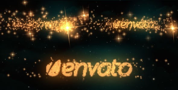 Videohive Logo & Text Intro - Glitters Logo Stings template preview