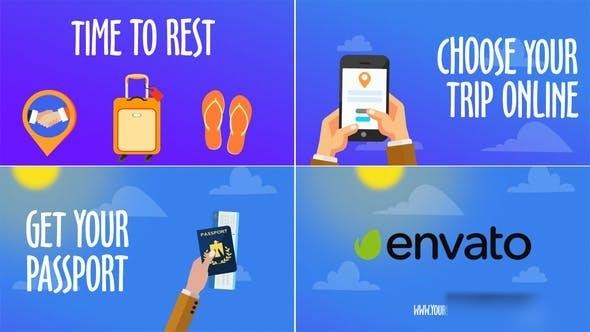 Videohive Travel Logo 45048564 Openers template preview