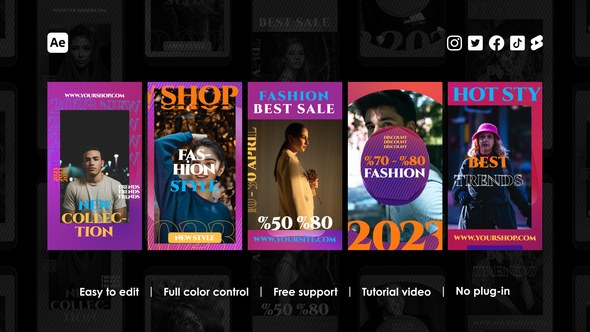 Videohive Abstract Instagram Reels 45249852 Product Promo template preview