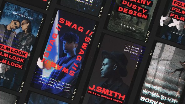 Videohive Cinematic Stories Openers template preview