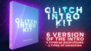 Videohive Glitch Intro Kit Logo Stings template preview