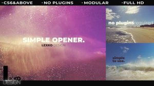 Videohive Simple Opener 22177621 Openers template preview
