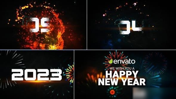 Videohive Happy New Year // New Year Wishes Openers template preview