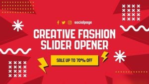 Videohive Creative Fashion Slider Opener Openers template preview