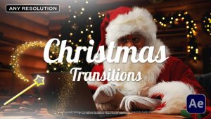 Videohive Christmas Transitions Elements template preview