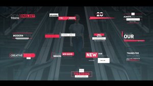 Modern Titles Video Displays template preview
