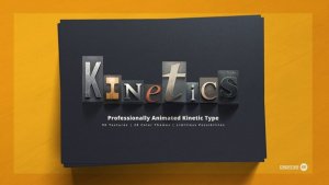 Kinetics | Professional Kinetic Typography System Video Displays template preview