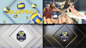 Videohive Volleyball Bumper Logo Stings template preview