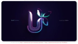 Videohive Bold Strokes Logotype Intro Logo Stings template preview