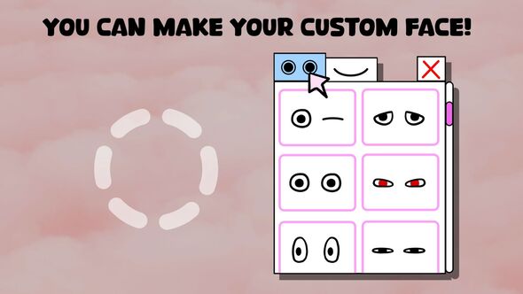 Videohive Cartoon Animated Face Pack 05 Elements template preview