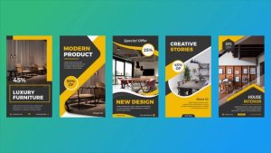 Videohive Interior Instagram Stories 52202288 Product Promo template preview
