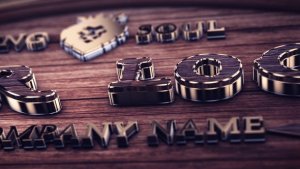 Videohive Wood And Gold Logo Logo Stings template preview