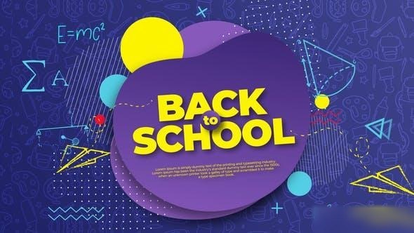 Videohive Back to School Intro Opener Openers template preview