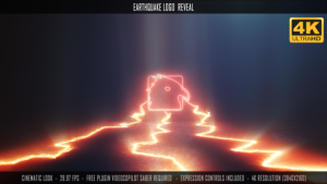 Videohive Earthquake Logo Reveal Logo Stings template preview