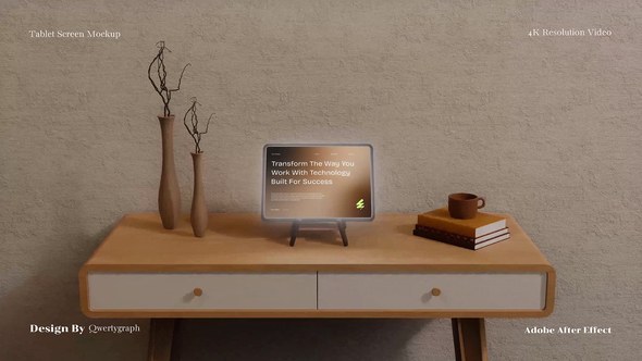 Videohive Tablet Screen Mockup 59797915 Product Promo template preview