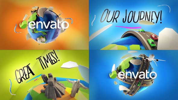 Videohive Travel Logo Reveals Logo Stings template preview