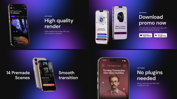 Videohive App Promo Mockup 59573187 Product Promo template preview